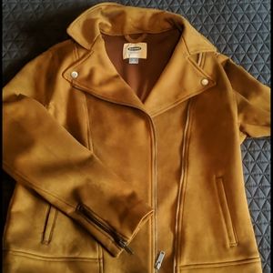 Faux suede jacket